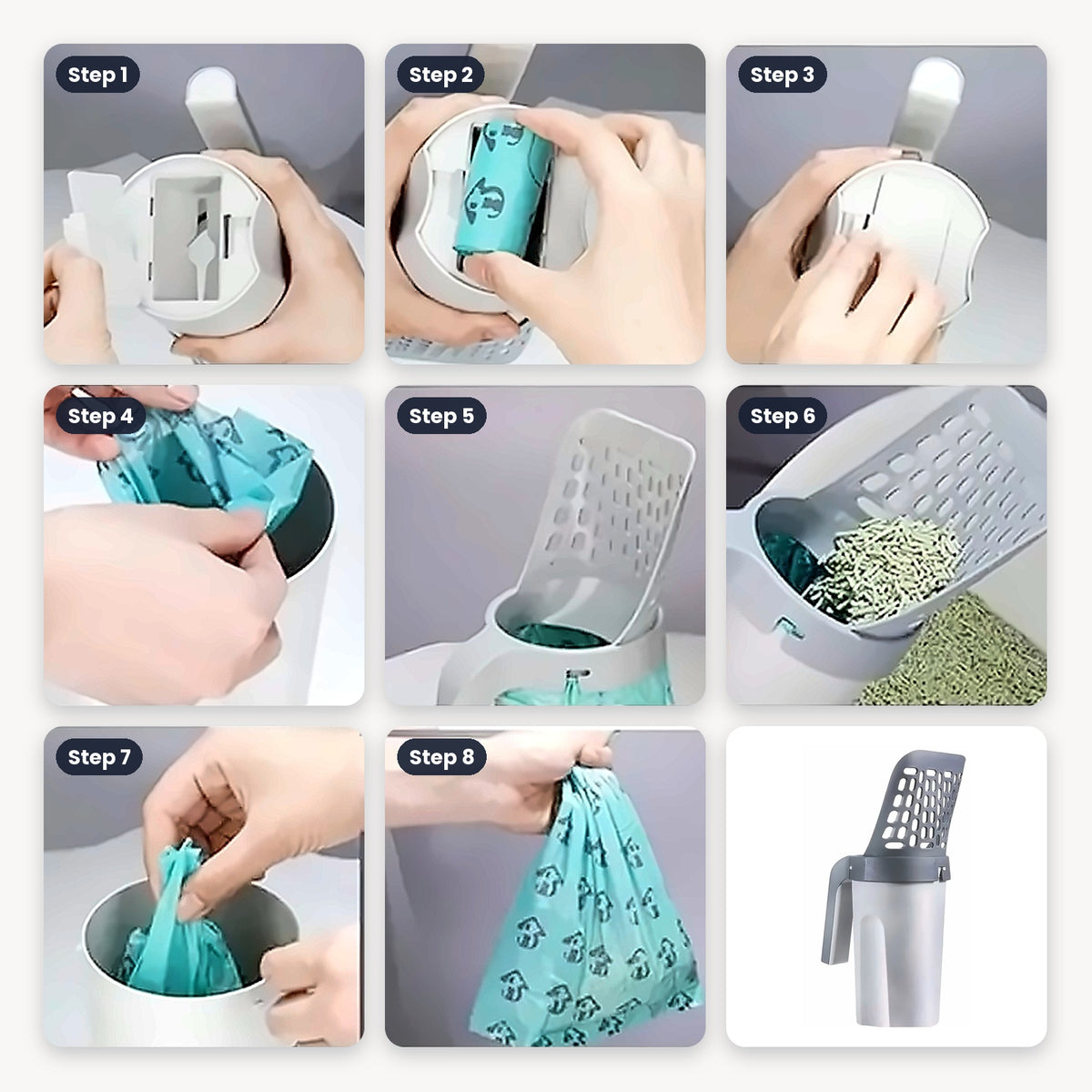 Klaro's Self-Cleaning Litter Scoop